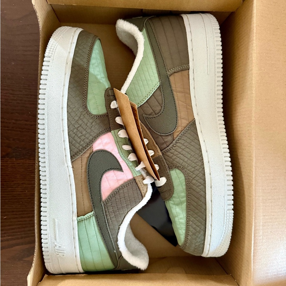 Nike Air Force One AF1 ‘07 LX NN green/brown 10.5